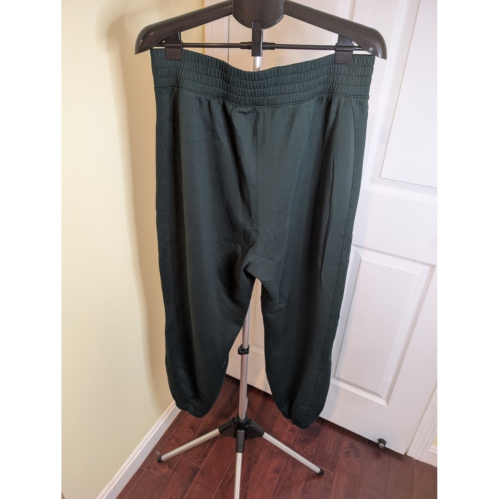 YPB neoKNIT Sweatpants Women XL Dark Green Joggers Activewear Loungewear - Picture 3 of 6